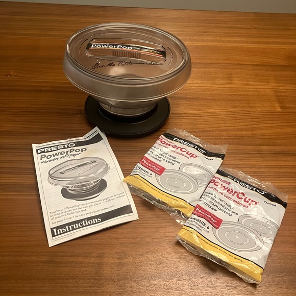 Presto Kitchen Vintage Presto Powerpop Microwave Popcorn Popper